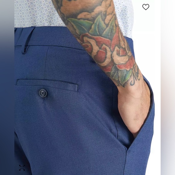 Kenneth Cole Reaction Stretch Slim Fit Dress Pants - Picture 5 of 6